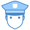 Hombre policía icon