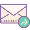 Transférer le message icon