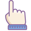 Ein Finger icon