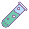 Tubo de ensaio fino icon