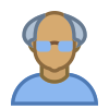 사람-노인-남성-피부-유형-5 icon