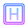 Hospital Sign icon