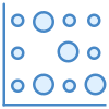 Carte de points chauds icon