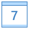 Calendário 7 icon