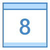 Calendrier 8 icon