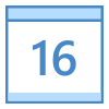 Calendrier 16 icon