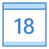 Calendário 18 icon