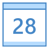 Calendário 28 icon