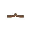 Moustache pyramidale icon