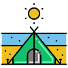 Camping icon