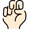 Ganze Hand icon