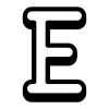 E icon