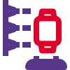 Designing a prototype of Smartwatch on a 3D printer icon