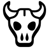 teschio di mucca icon