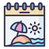 日光浴 icon