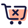 Clear Shopping Cart icon