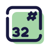 Base 32 icon