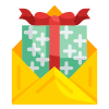 confezione-regalo-cartolina-esterna-wanicon-flat-wanicon icon