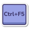 Ctrl + F5 icon