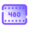 480P icon