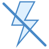 Flash desligado icon