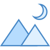 Paisaje nocturno icon