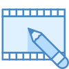 Editing video icon