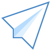 Aereo di carta icon