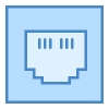 Ethernet encendido icon