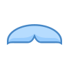 Chevron Mustache icon