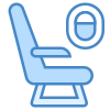 Asiento de vuelo icon