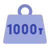 1000 tonnes icon