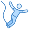 Bungee jumping icon