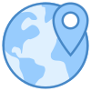 Localização mundial icon