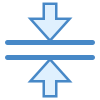 Fusionner horizontalement icon