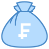 Money Bag Franc icon