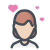 Woman Falling in Love icon