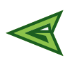 Flecha verde icon