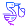 Stork With Bundle icon