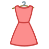 Kleid von hinten icon