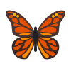 Mariposa monarca icon