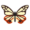 Parantica Sita Butterfly icon