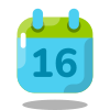 Calendar 16 icon