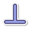 수직선 기호 icon