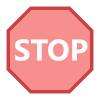 Panneau stop icon