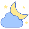 Облачная ночь icon