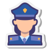 Policier Femme icon