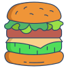 Lamb Burger With Radish Slaw icon