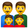 familia--hombre-hombre-niña-niña icon