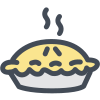 Apple pie icon